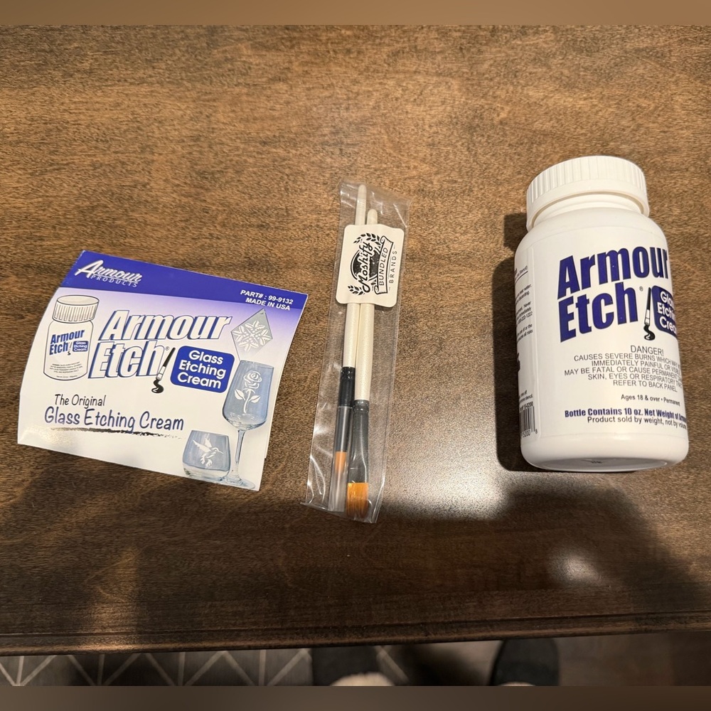 Armour Etch Glass Etching Cream Set